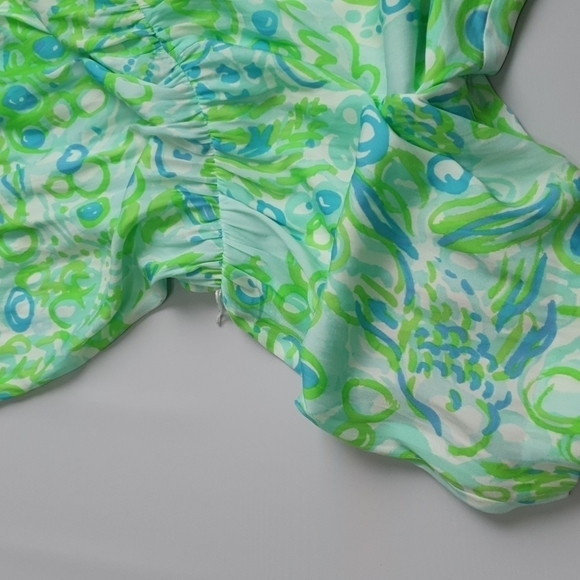 Lilly Pulitzer Deanna Casual Ocean print Romper - Picture 8 of 10